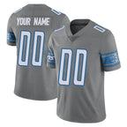Choea Custom D.Lions Gray Vapor Untouchable Limited Home Game Any Name & Numbers Stitched Jerseys