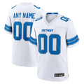 Choea Custom D.Lions White Home Game Stitched Jerseys