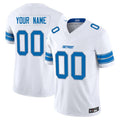 Choea Custom D.Lions White Vapor F.U.S.E. Limited Elite Stitched Jerseys