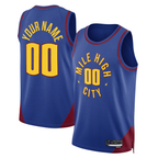 Choea Custom D.Nuggets Blue 2022-23 Swingman Jerseys - Statement Edition