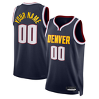 Choea Custom D.Nuggets Navy Swingman Jerseys - Icon Edition