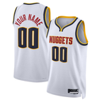 Choea Custom D.Nuggets White Swingman Jerseys - Association Edition