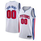 Choea Custom D.Pistons White Swingman Jerseys - Association Edition