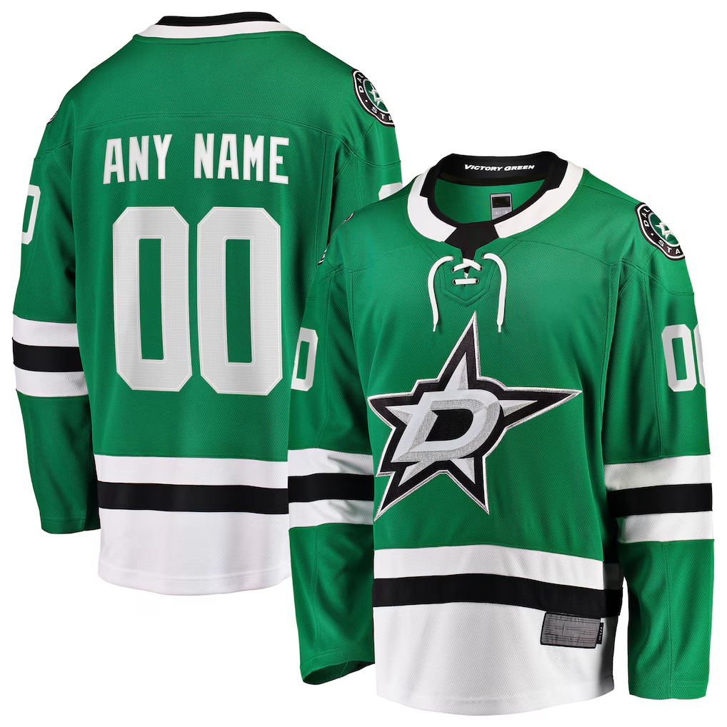 Choea Custom D.Stars Green Home Breakaway Jerseys