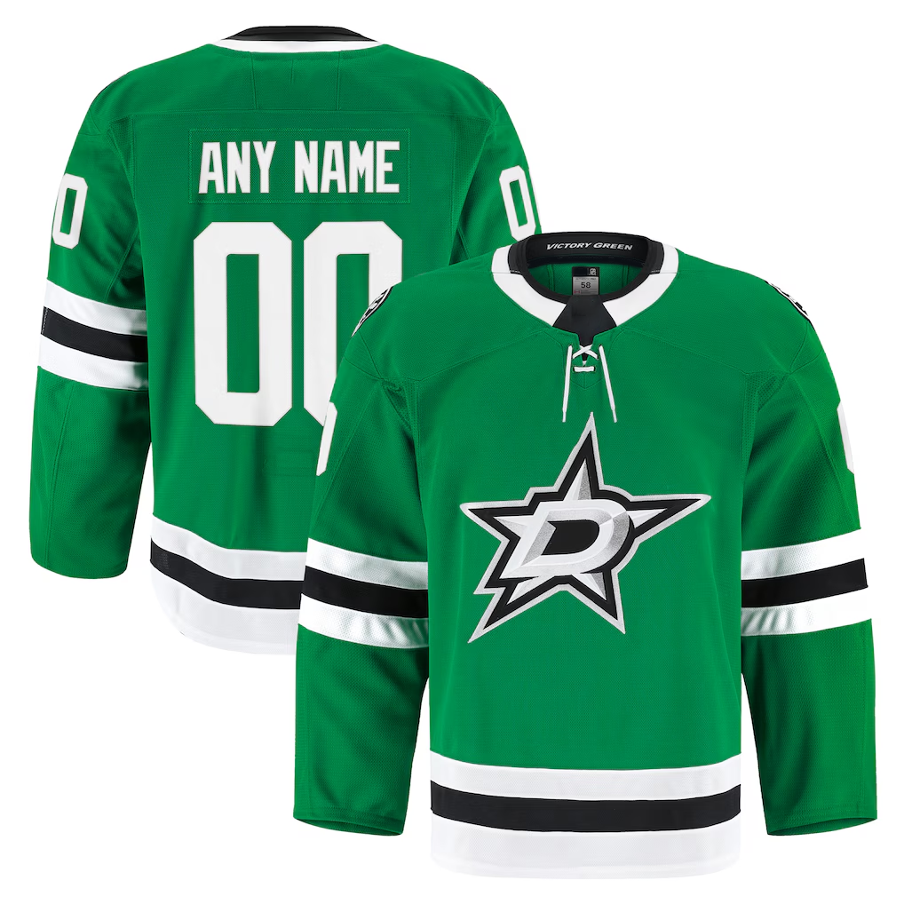 Choea Custom D.Stars Kelly Green Home Authentic Pro Jerseys