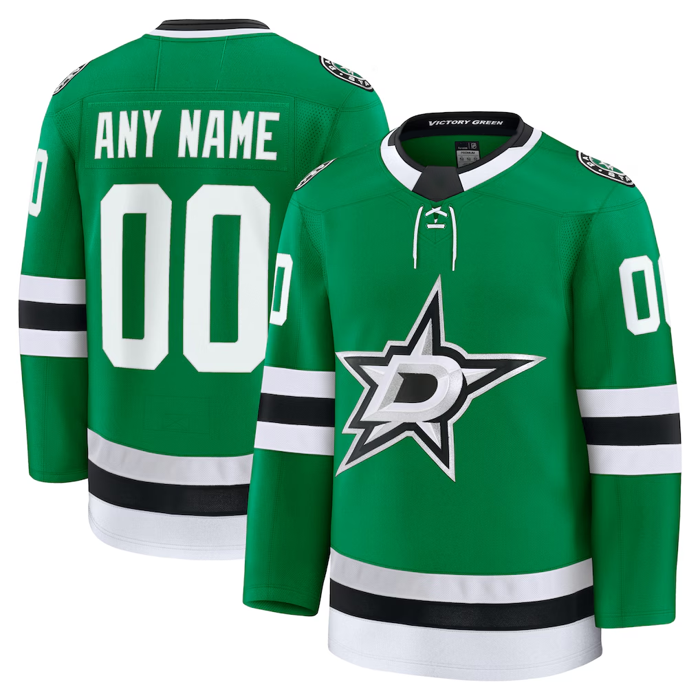 Choea Custom D.Stars Kelly Green Home Premium Jerseys
