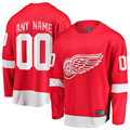Choea Custom D.Red wings Red Home Breakaway Jerseys