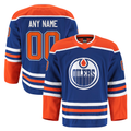 Choea Custom E.Oilers Royal Home Authentic Pro Jerseys