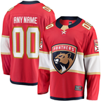 Choea Custom F.Panthers Red Home Breakaway Jerseys