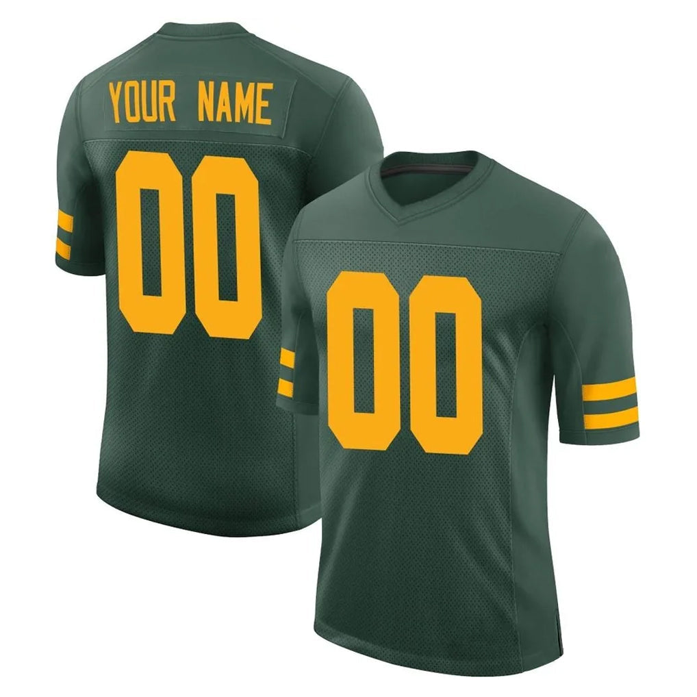 Choea Custom GB.Packers Green Alternate Vapor Home Game Any Name & Numbers Stitched Jerseys