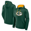 Choea Custom GB.Packers Green Defender Pullover Hoodie Game Stitched Jerseys