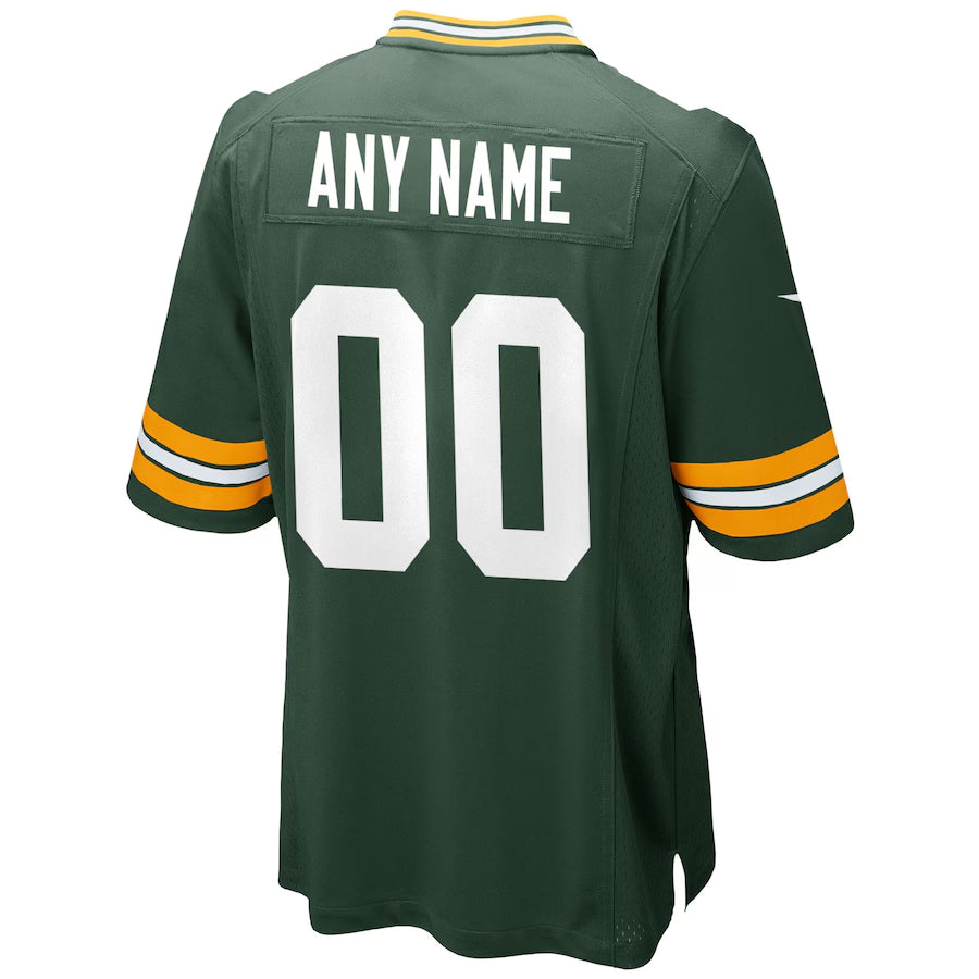 Choea Custom GB.Packers Green Home Game Stitched Jerseys