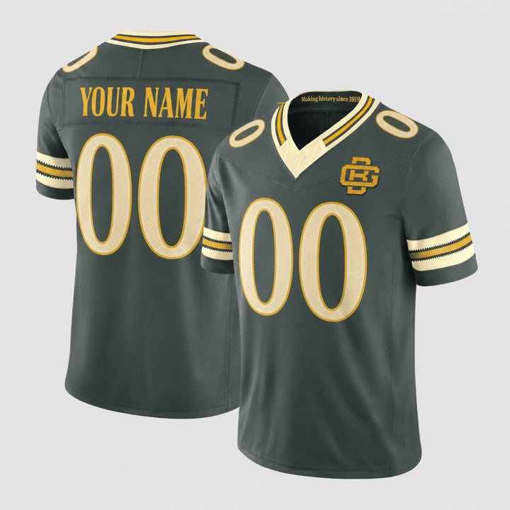 Choea Custom GB.Packers Green Rivalries Jersey - All Stitched