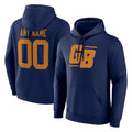 Choea Custom GB.Packers Navy The 1923 Classic Pullover Hoodies Limited Game Any Name & Numbers Stitched Jerseys