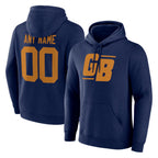 Choea Custom GB.Packers Navy The 1923 Classic Pullover Hoodies Limited Game Any Name & Numbers Stitched Jerseys