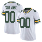 Choea Custom GB.Packers White Vapor Untouchable Limited Home Game Any Name & Numbers Stitched Jerseys