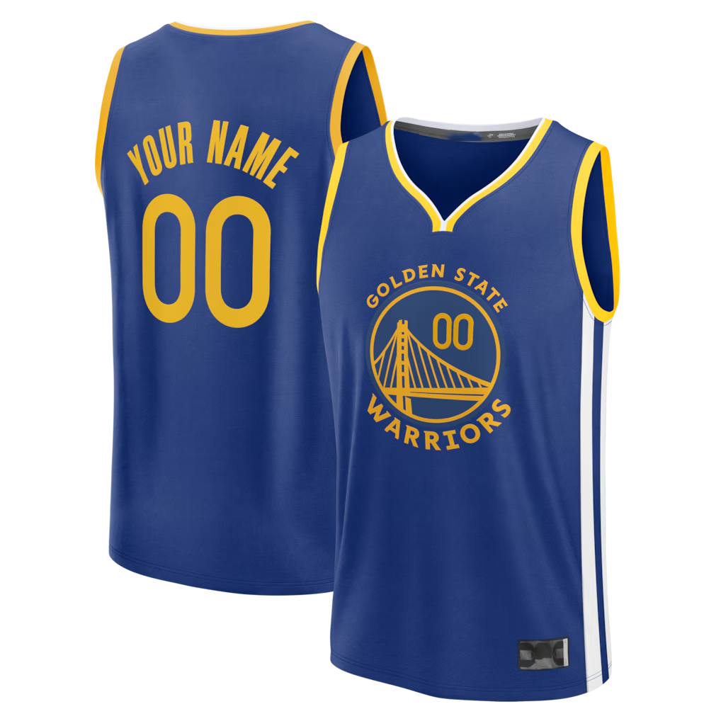 Choea Custom G.State Warriors Royal Swingman Jerseys - Icon Edition