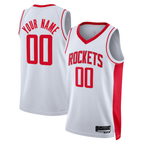 Choea Custom H.Rockets White 2022-2023 Swingman Stitched Jerseys- Statement Edition