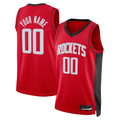 Choea Custom H.Rockets Red Swingman Stitched Jerseys-Icon Edition
