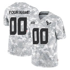 Choea Custom H.Texans Arctic Camo Salute To Service Limited Game Any Name & Numbers Stitched Jerseys