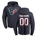 Choea Custom H.Texans Navy Pro Line Pullover Hoodie Limited Game Any Name & Numbers Stitched Jerseys