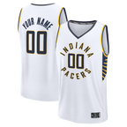 Choea Custom I.Pacers  White Fast Break Jerseys - Icon Edition