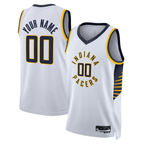 Choea Custom I.Pacers White Swingman Jerseys - Association Edition