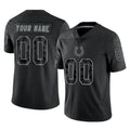 Choea Custom IN.Colts Black Reflective Limited Game Any Name & Numbers Stitched Jerseys