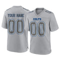 Choea Custom IN.Colts Gray Atmosphere Fashion Home Game Any Name & Numbers Stitched Jerseys