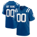 Choea Custom IN.Colts Royal Home Game Any Name & Numbers Stitched Jerseys