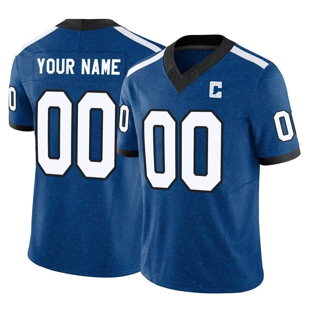 Choea Custom IN.Colts Royal Limited Indiana Nights Alternate Vapor F.U.S.E. Home Game Any Name & Numbers Stitched Jerseys
