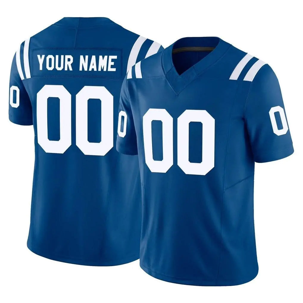Choea Custom IN.Colts Royal Limited Vapor F.U.S.E. Home Game Any Name & Numbers Stitched Jerseys