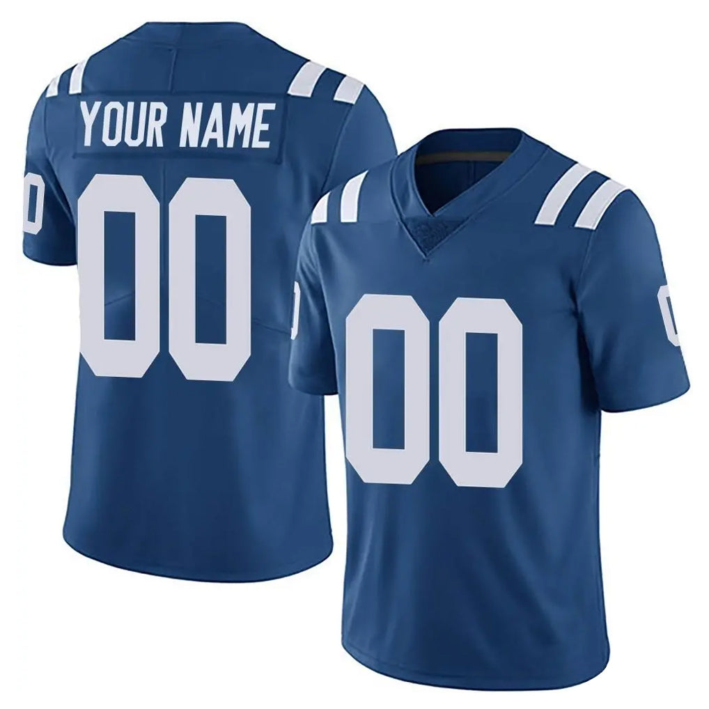 Choea Custom IN.Colts Royal Limited Vapor Untouchable Home Game Any Name & Numbers Stitched Jerseys
