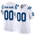 Choea Custom IN.Colts White Limited Vapor F.U.S.E. Home Game Any Name & Numbers Stitched Jerseys