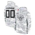 Choea Custom J.Jaguars Arctic Camo Salute to Service Hoodies Limited Game Any Name & Numbers Stitched Jerseys