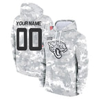 Choea Custom J.Jaguars Arctic Camo Salute to Service Hoodies Limited Game Any Name & Numbers Stitched Jerseys