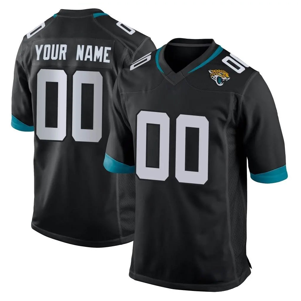 Choea Custom J.Jaguars Black Home Game Any Name & Numbers Stitched Jerseys