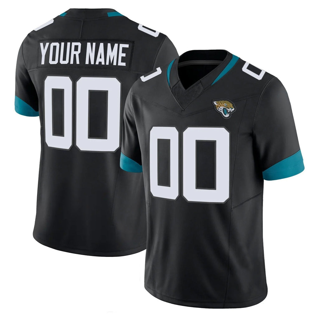 Choea Custom J.Jaguars Black Vapor F.U.S.E. Limited Home Game Any Name & Numbers Stitched Jerseys