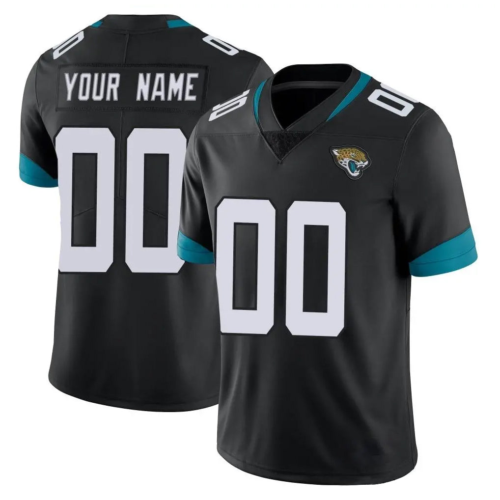 Choea Custom J.Jaguars Black Vapor Untouchable Limited Home Game Any Name & Numbers Stitched Jerseys