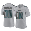 Choea Custom J.Jaguars Gray Atmosphere Fashion Home Game Any Name & Numbers Stitched Jerseys