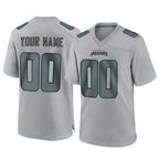 Choea Custom J.Jaguars Gray Atmosphere Fashion Home Game Any Name & Numbers Stitched Jerseys