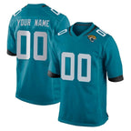 Choea Custom J.Jaguars Teal Home Game Any Name & Numbers Stitched Jerseys