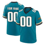 Choea Custom J.Jaguars Teal Prowler Throwback Limited Home Game Any Name & Numbers Stitched Jerseys