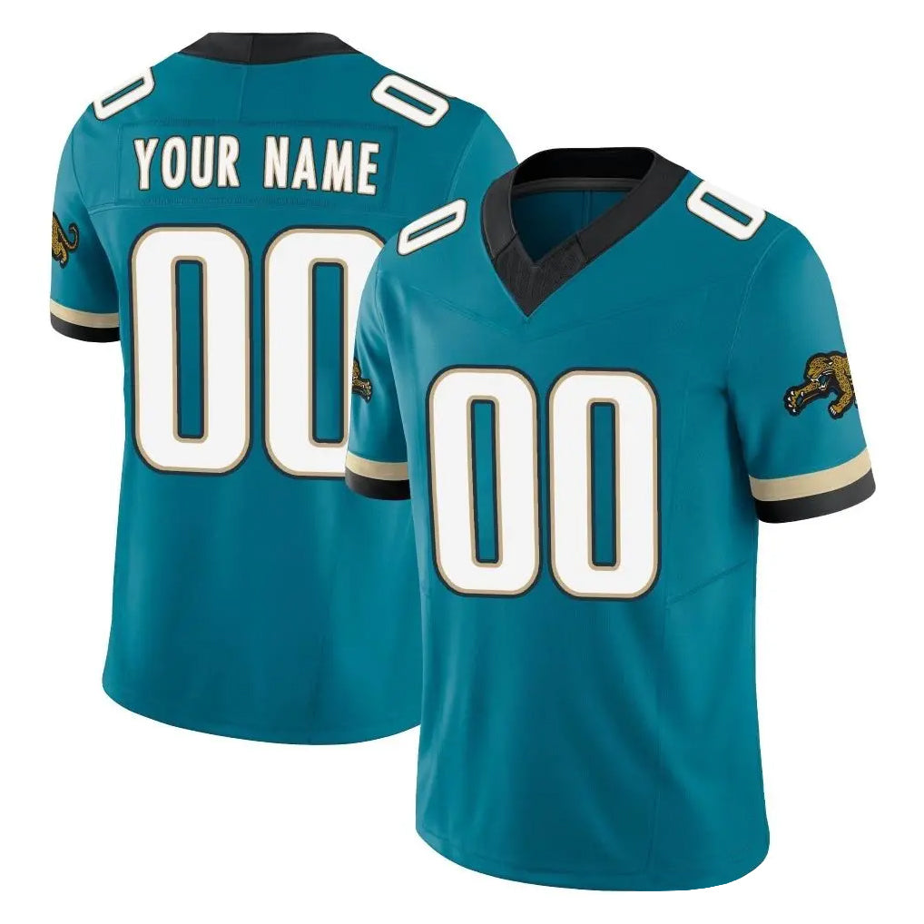 Choea Custom J.Jaguars Teal Prowler Throwback Vapor F.U.S.E. Limited Home Game Any Name & Numbers Stitched Jerseys