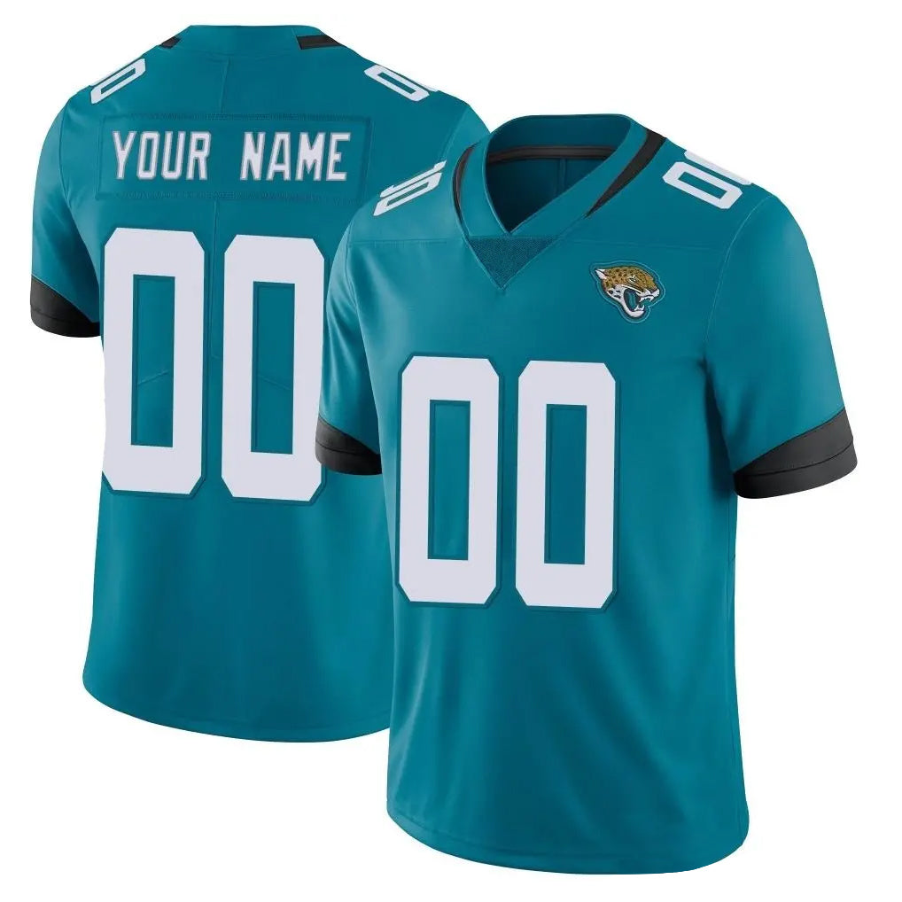 Choea Custom J.Jaguars Teal Vapor Untouchable Limited Home Game Any Name & Numbers Stitched Jerseys