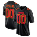 Choea Custom KC.Chiefs Black Fashion Home Game Any Name & Numbers Stitched Jerseys