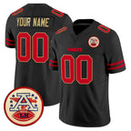 Choea Custom KC.Chiefs Black Limited Vapor F.U.S.E. Home Game Any Name & Numbers Stitched Jerseys