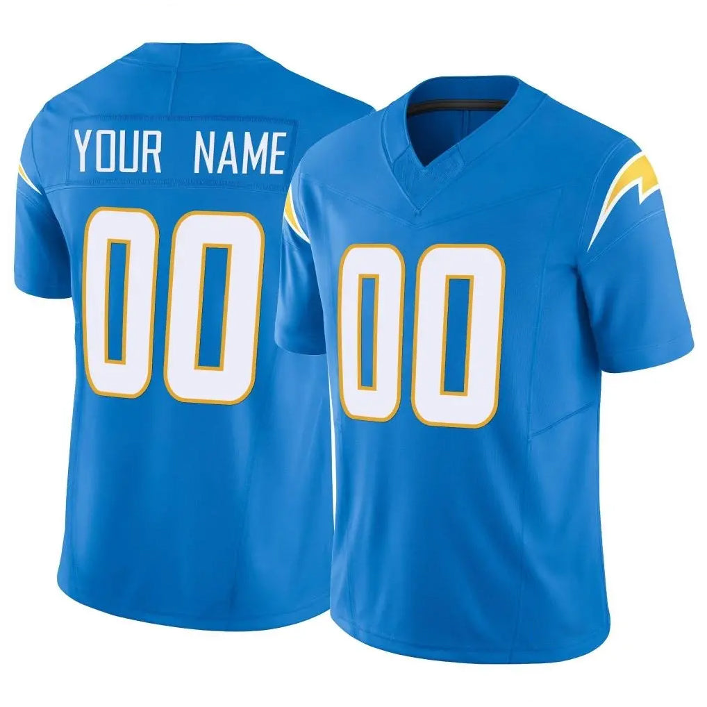 Choea Custom LA.Chargers Blue Limited Vapor F.U.S.E. Home Game Any Name & Numbers Stitched Jerseys