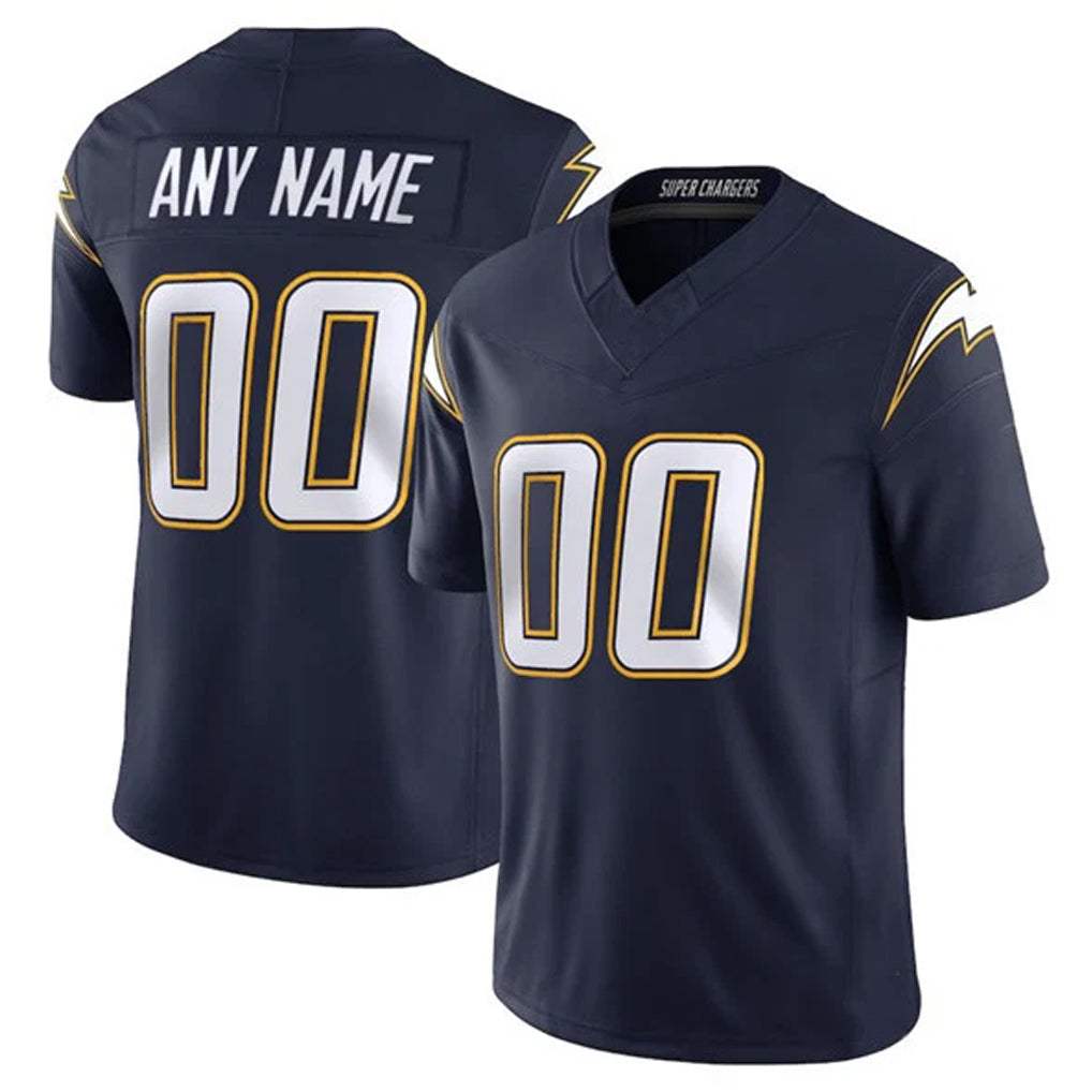 Choea Custom LA.Chargers Navy Vapor F.U.S.E. Limited Home Game Any Name & Numbers Stitched Jerseys