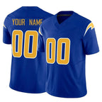 Choea Custom LA.Chargers Royal Limited Vapor F.U.S.E. Home Game Any Name & Numbers Stitched Jerseys